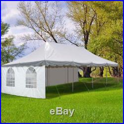20x40' Canopy Tent Sidewall Kit 7' High Wedding Event Waterproof Privacy Vinyl