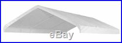 20x40 Heavy Duty Valance Canopy Tarp Carport Cover White NEW