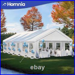 20x40' Wedding Party Canopy Outdoor Shelter Carport Garage Waterproof White Tent