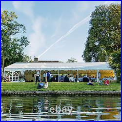 20x40FT Gazebo Canopy Event Wedding Party Tent With Side Walls Galvanized Steel