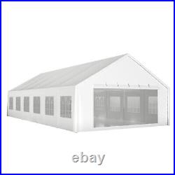 20x40FT Heavy Duty Outdoor Party Tent Gazebo Wedding Canopy Carport Garage White