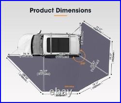 270 Degree Free-Standing Awning 600D Double-Ripstop Oxford 4WD UPF50+