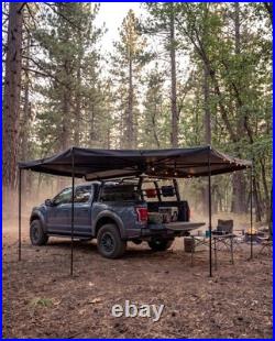 270° Driver Side Awning Rooftop Waterproof Ripstop Sun Shelter SUV Truck UPF50+