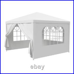2PCS 10'x10' Outdoor Canopy Tent Gazebo Wedding Party Event Tent with Sidewalls