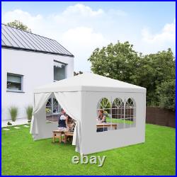 2PCS 10'x10' Outdoor Canopy Tent Gazebo Wedding Party Event Tent with Sidewalls