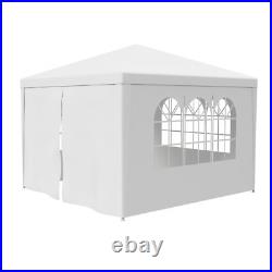 2PCS 10'x10' Outdoor Canopy Tent Gazebo Wedding Party Event Tent with Sidewalls