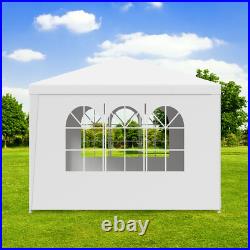 2PCS 10'x10' Outdoor Canopy Tent Gazebo Wedding Party Event Tent with Sidewalls