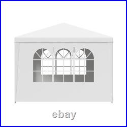 2PCS 10'x10' Outdoor Canopy Tent Gazebo Wedding Party Event Tent with Sidewalls
