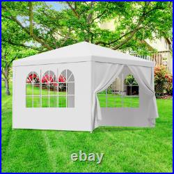 2PCS 10'x10' Outdoor Canopy Tent Gazebo Wedding Party Event Tent with Sidewalls
