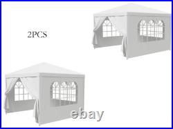 2X 10'x10' 4 Walls Outdoor Canopy Party Tent Wedding Heavy Duty Gazebo Garden 2X 10'x10' 4 Walls Outdoor Canopy Party Tent Wedding Heavy Duty Gazebo Garden