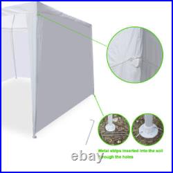 2X 10'x10' 4 Walls Outdoor Canopy Party Tent Wedding Heavy Duty Gazebo Garden