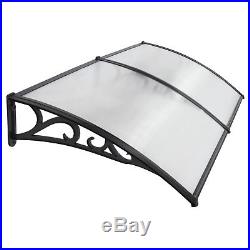 2X Door Window Outdoor Awning Canopy Patio Cover UV Rain Snow Protection 40x80