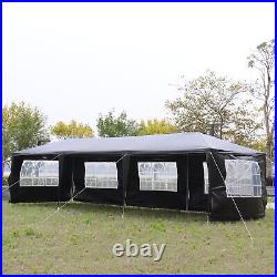 30' 20' 10' Waterproof Canopy Wedding Camping Party Tent 8 Removable Walls NEW