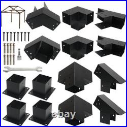30° Slanted Pergola Kit for 4 x 4 Wood Pergolas, DIY Roof Pergola Brackets 30° Slanted Pergola Kit for 4 x 4 Wood Pergolas, DIY Roof Pergola Brackets