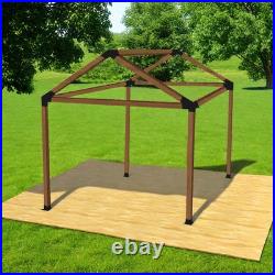 30° Slanted Pergola Kit for 4 x 4 Wood Pergolas, DIY Roof Pergola Brackets