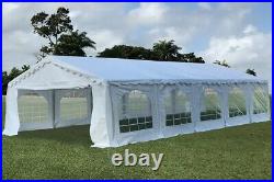 32'x16' Budget PVC Wedding Party Tent Canopy Shelter White