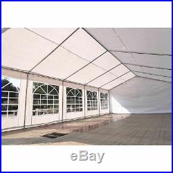 32'x16' Heavy Duty Outdoor Carport Canopy Wedding Party Tent Gazebo Garage White