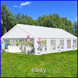 32x20FT Heavy Duty Outdoor Party Tent Heavy Duty Wedding Canopy Gazebo White