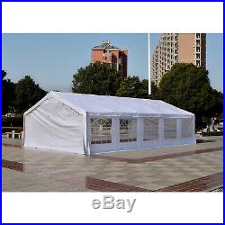 33x20FT/32x16FT Heavy Duty White Carport Canopy Gazebo Wedding Party Tent Garage