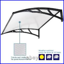 39x39 Window Door Awning Outdoor Sun UV Rain Cover DIY Canopy Patio Shield
