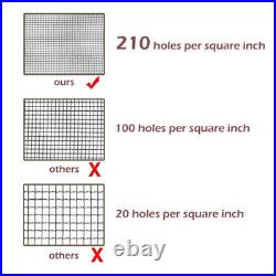 4 Half Mesh Sidewalls for 15x10 Ft Pop Up Canopy Tent with Window Food Vendor Fair