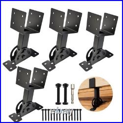 4 Pcs Heavy Duty Roof Riser Brackets Kit 4Ã-4 Adjustable Height Angle Pergola 4 Pcs Heavy Duty Roof Riser Brackets Kit 4Ã-4 Adjustable Height Angle Pergola