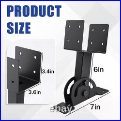 4 Pcs Heavy Duty Roof Riser Brackets Kit 4Ã-4 Adjustable Height Angle Pergola