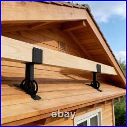4 Pcs Heavy Duty Roof Riser Brackets Kit 4Ã-4 Adjustable Height Angle Pergola