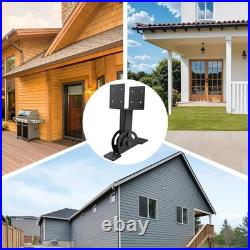 4 Pcs Heavy Duty Roof Riser Brackets Kit 4Ã-4 Adjustable Height Angle Pergola