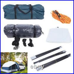 4 Person Camping Tent Sets with Storage Bag for Universal SUV Car Canopy Shelter