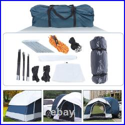 4 Person Camping Tent Sets with Storage Bag for Universal SUV Car Canopy Shelter