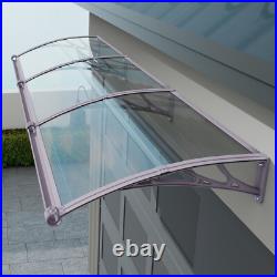 40 x 120 Door Window Awnings Canopy with Sink Polycarbonate Rain UV Sheets