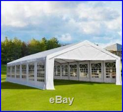 40' x 20' Outdoor Canopy Party Wedding Tent Gazebo Pavilion Event 4-side panels