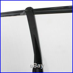 40 x 80 Outdoor Polycarbonate Front Door Window Awning Patio Cover Canopy