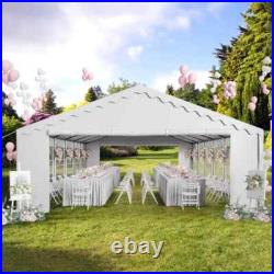 40'x20' Outdoor Party Tent Heavy Duty Wedding Event Gazebo Canopy with Removable