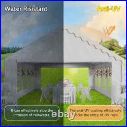 40'x20' Outdoor Party Tent Heavy Duty Wedding Event Gazebo Canopy with Removable