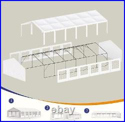 40'x20' Outdoor Party Tent Heavy Duty Wedding Event Gazebo Canopy with Removable