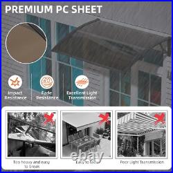 40x 60 Awnings Canopy for Patio Window Front Door Porch All Weather Shelter