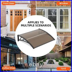 40x 60 Awnings Canopy for Patio Window Front Door Porch All Weather Shelter