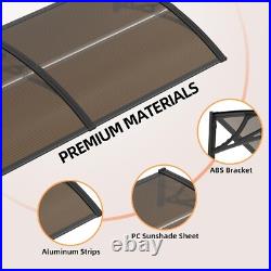 40x 60 Awnings Canopy for Patio Window Front Door Porch All Weather Shelter