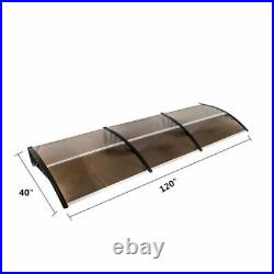 40x 80/120 UV Protector Front Door Window Awning Cover Outdoor Patio Canopy