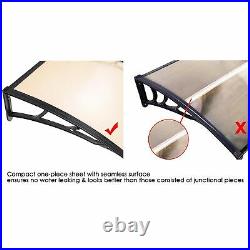 40x40 Outdoor Awning Patio Door Window Cover UV Protection Hollow Sheet 2 Pack