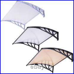 40x40 Window Door Awning Sun Shade Canopy Outdoor Cover Rain Snow UV Protector