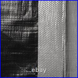40x50 Ft 10 Mil Poly Tarp Protective Cover Ball Bungee Kit Tarpaulin Outdoor