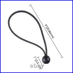 40x50 Ft 10 Mil Poly Tarp Protective Cover Ball Bungee Kit Tarpaulin Outdoor