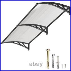 40x60 Awning for Door Entrance Window Canopy PC Hollow SheetShade Cover Canopy