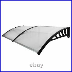 40x80/120 Outdoor Front Door Window Awning Patio Canopy Cover UV Protected