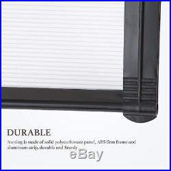 47''/59''/94''/118'' Door Window Awning Polycarbonate Patio Sun Cover Canopy