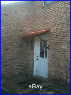 5 ft. Aluminum window or door awning with decorative scrolls