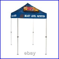 5 x 5 Pop Up Canopy Full Color Custom Print Trade Show Booth Vendor Tent